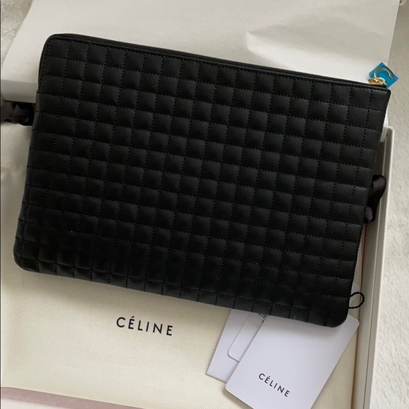 Celine Handbags - 100% Auth Celine Pouch/Clutch (NIB)